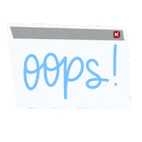 Bug Oops Sticker by Demic