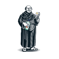 PlymouthGinGlobal illustration drink man drinking Sticker