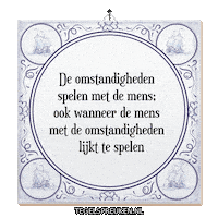 Nl Mens Sticker by Tegelspreuken.nl