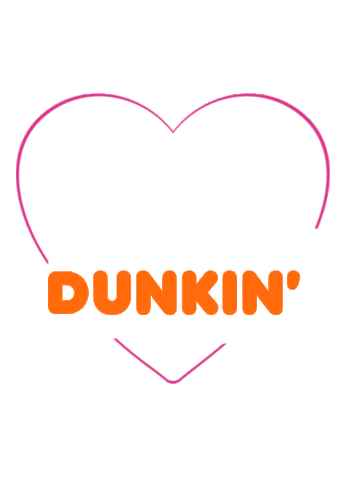 Heart Love Sticker by Dunkin’