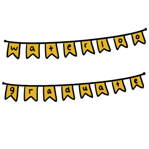 Congrats Graduation Sticker by UWATERLOOALUMNI