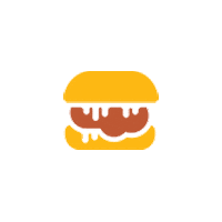 Fried Chicken Sandwich Sticker by honeybutterchi