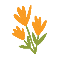 Fall Flowers Sticker