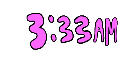 333am slowdowns Sticker by deladeso