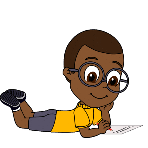 Kids Writing Sticker by Os Oliveirinhas