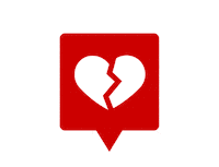 Sad Broken Heart Sticker by Westfunk