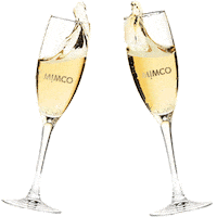champagne Sticker by MIMCO