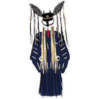 mucaRoma indigo muca Sticker