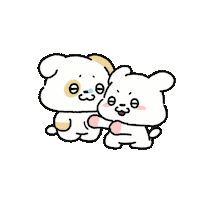 haru_jongil_couple fight 하루 펀치 하루종일 Sticker