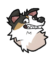 Dog Smile Sticker