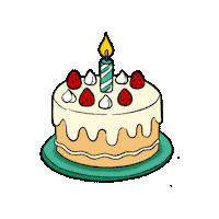 Party Cake Sticker