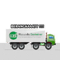 marundacontainer trailer otw container logistic Sticker