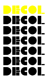 Decol Sticker by ハヤシヒロナオ