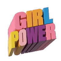 Girl Power Feminism Sticker by MidwestHubTV