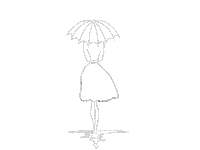 Women Rain Sticker