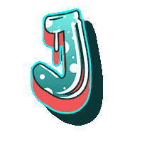 Street Art Typography Sticker by The3Flamingos