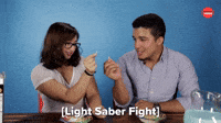 Light Saber Fight