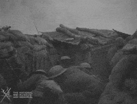 NationalWWIMuseum black and white military footage soldiers GIF