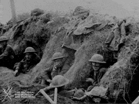 NationalWWIMuseum black and white military footage soldiers GIF