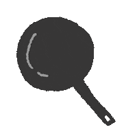 Frying Pan Cooking Sticker