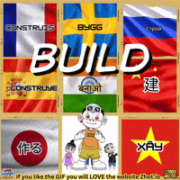 Build Construir GIF by Zhot Music