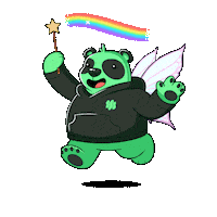 Happy Fairy Wings Sticker by SuperVerse