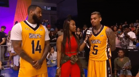 chris brown bet all star basketball game GIF by BET Awards
