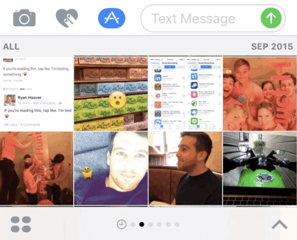 momento imessage GIF by Product Hunt