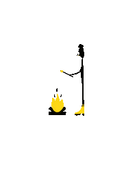 Fire Smoking Sticker