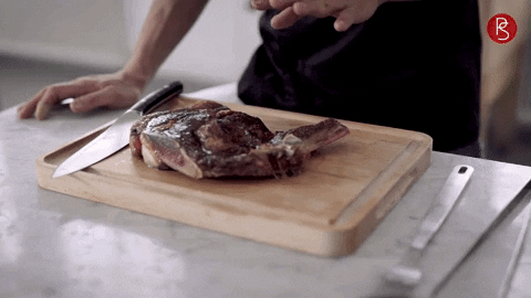 professionalsecrets giphyupload meat knife steak GIF