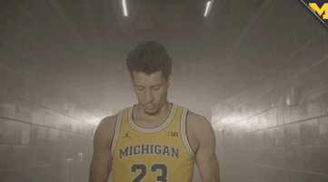 Go Blue College Basketball GIF by Michigan Athletics