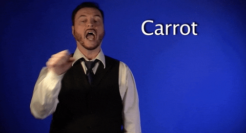 sign language carrot GIF by Sign with Robert