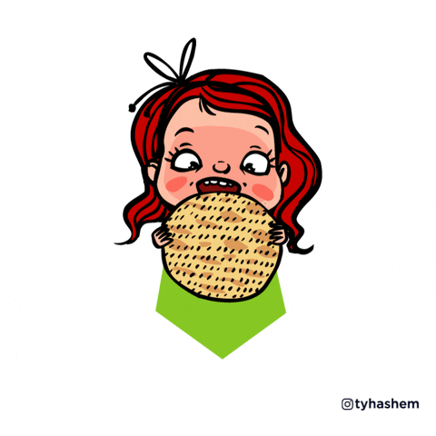 Passover Matzah GIF by tyhnation