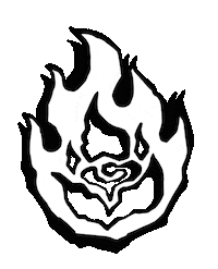 Logo Burn Sticker by M I A O