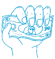 thehellyeahgroup money finance for the people the hell yeah group hell yeah group Sticker