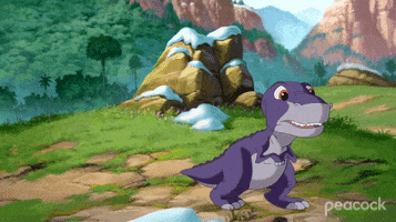 Looking Around Land Before Time GIF by PeacockTV