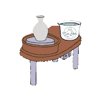 Pottery Ceramics Sticker by Clay Haus Palm Beach