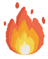 Fire Emoji Sticker by Zephan