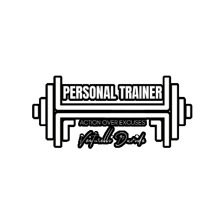Gold_Blue workout gym personal trainer Sticker