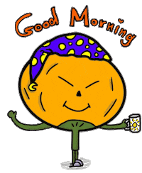 Happy Good Morning Sticker by Orandot