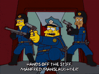Episode 16 Gun GIF by The Simpsons