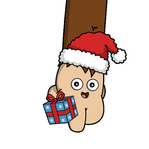 Christmas Santa Sticker by Bored On Chain