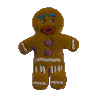 ShrekMusicalAU shrek gingerbread gingerbreadman gingy Sticker