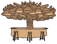 Beach Bar Sticker by Paséa Hotel and Spa