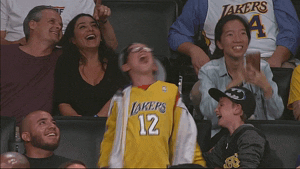 Happy Los Angeles Lakers GIF by NBA