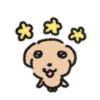 puppcac happy dog puppy happiness Sticker