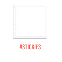 stickies frame frames wallart stickies Sticker