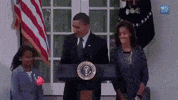 barack obama laughing GIF by Obama