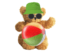 Teddy Bears Summer Sticker