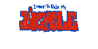 I Want To Ride My Bicycle Avaible Sticker